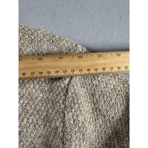 Pendleton Shetland Wool Full Zip Sweater Jacket L Shetland Wool Beige Knit NWT - Picture 15 of 16